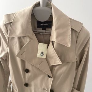 Lands end  women’s trench coat.